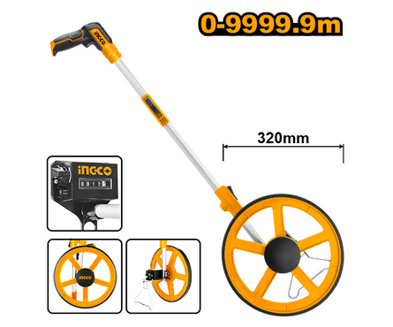 Измерительное колесо 320 мм, шаг измерения 0.1 м INDUSTRIAL INGCO Фотография_1