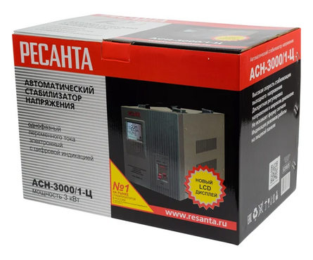 Стабилизатор напряжения РЕСАНТА 63/6/5 АСН - 3000/1-Ц Фотография_6