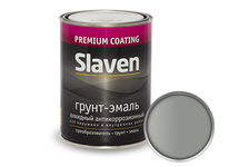 Грунт-эмаль по ржавчине 3 в 1 серый SLAVEN 3.2 кг