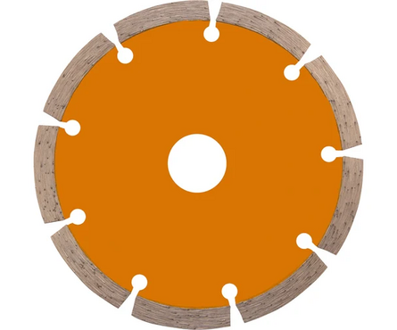 Диск алмазный 125х22.2 мм отрезной сегментный для сухой резки DENZEL Фотография_1