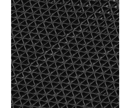 Коврик грязезащитный 90x100x0.45 см ЗигЗаг черный Фотография_1