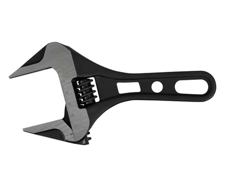 Ключ разводной 185 мм кованный, укороченная рукоятка DENZEL Фотография_1