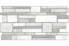Панель ПВХ Камень Гранит серый 0.4 мм, 969х484 мм (0.4689 м²) 