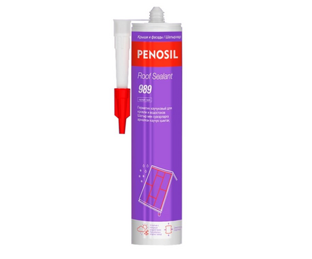 Герметик кровельный каучуковый PENOSIL Roof sealant 989 280 мл черный  Фотография_0