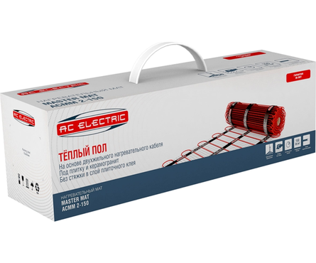 Мат нагревательный 2 м² 300 Вт (теплый пол) ACMM 2-150-2 Electric Фотография_1