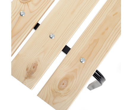 Скамейка дачная со спинкой 1200х520х820 мм LAKSI ЭКОНОМ Фотография_2