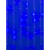 Бахрома светодиодная Uniel с контроллером, синий свет, провод прозрачный, IP20, 3 м Фотография_0
