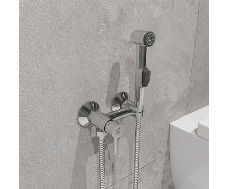 Смеситель с гигиенической лейкой хром Tidy TIDSB00M08 MILARDO Фотография_1