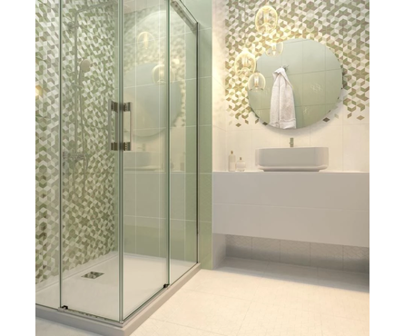 Декор Веста зеленый 01 250х400х8 мм 1-й сорт Фотография_1