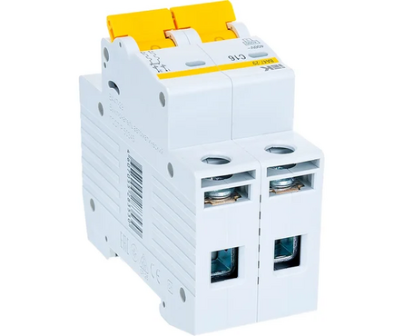 Выключатель автоматический модульный 2п C 16А ВА47-29 IEK Фотография_1