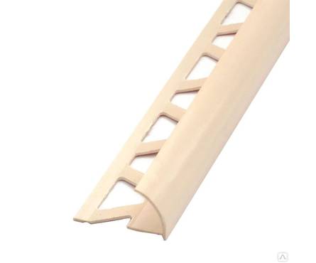 Раскладка для керамической плитки Идеал 11х2500мм слоновая кость наружный Фотография_0