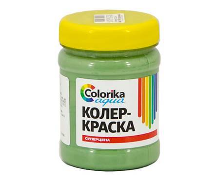 Колер-краска Colorika Aqua фисташковая 0,5 кг Фотография_0