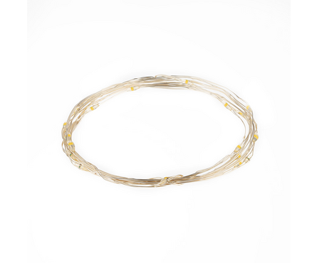 Гирлянда светодиодная 2 м 20 LED ламп, мультиколор, на батарейках Neon-night Роса Фотография_1