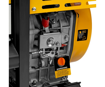 Генератор дизельный 8.5 кВт 230В бак 16 л, электростартер DES-85E DENZEL Фотография_10