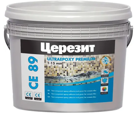 Затирка эпоксидная ЦЕРЕЗИТ СЕ89 серый жемчуг 809 2.5 кг Фотография_1