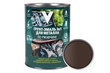 Грунт-эмаль по ржавчине 3 в 1 коричневый V 1.8 кг