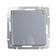Розетка в рамку Werkel универсальная одинарная с заземлением+шторки+крышка (цвет серебряный), IP44, 16А, 250В   Фотография_0