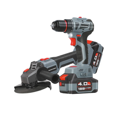 Набор аккумуляторный бесщеточный УШМ 20 В, 4 Ач MKDGA-18V и шуруповерт 18 В, 2 Ач MKBL-20B PROFIPOWER Фотография_0