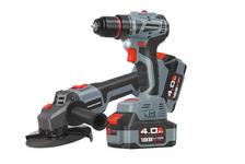 Набор аккумуляторный бесщеточный УШМ 20 В, 4 Ач MKDGA-18V и шуруповерт 18 В, 2 Ач MKBL-20B PROFIPOWER