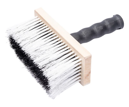 Кисть-макловица 70х150 мм натуральная щетина, деревянный корпус, пластиковая ручка Фотография_1