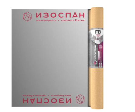 Пленка Изоспан FB фольгированная паро-гидроизоляционная с эффектом энергосбережения (35 м²/рул) Фотография_1
