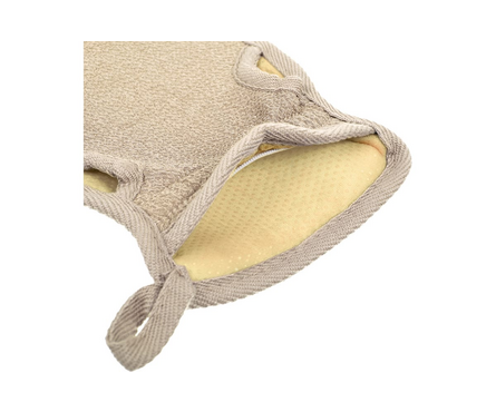 Мочалка-рукавица двусторонняя на резинке 13.5х23 см Королевский пилинг MEDIUM Фотография_4