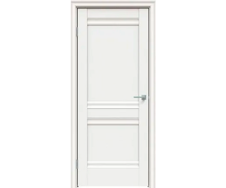 Дверное полотно Сатин Белый L11 глухая 800х2000 мм Фотография_0