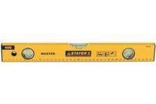 Уровень STAYER MASTER I-Bar рельс двутавровый, 40 см, 3 ампулы (1 поворотная на 360 °C), линейка
