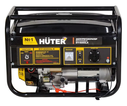 Генератор бензиновый 3.0 кВт 220В бак 15 л электростартер DY4000LX HUTER Фотография_1