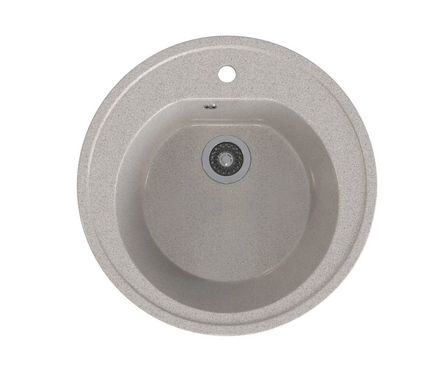Мойка D50 круглая светлая-серая GMS02 MIXLINE Фотография_1