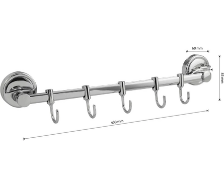 Вешалка с 5 подвижными крючками САНАКС Фотография_1