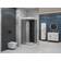 Душевая кабина EvaGold F901BS-Q квадрат 900x900x2280x4 мм, низкий поддон, матовый профиль, черное стекло Фотография_3