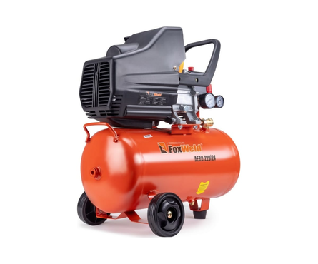 Компрессор воздушный 220 л/мин, 8 атм коаксиальный, масляный, ресив. 24 л, 220В 1.5 кВт AERO FOXWELD Фотография_2