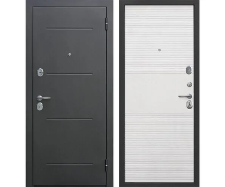 Дверь входная Ferroni 7.5 см Гарда Муар Белый ясень, левая, 960х2050 мм Фотография_0