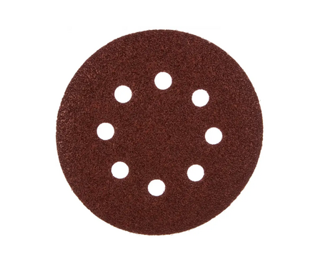 Круг абразивный 225 мм Р320, под липучку на ворсовой подложке, 8 отверстий 1 шт БАЗ Фотография_0