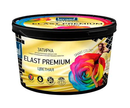 Затирка BERGAUF Elast Premium, цвет терракот, 2 кг Фотография_0