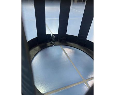 Сетка для камней Марк на трубу патина/золото 310х500 мм Фотография_3