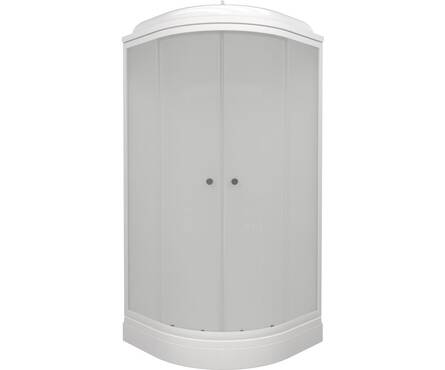 Душевая кабина полукруг 900x900x2175x4 мм низкий поддон Вельвет ТРИТОН Фотография_1