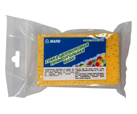 Губка целлюлозная 160x100x50 мм для удаления эпоксидной затирки МАПЕИ Фотография_2