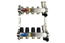 Коллекторная группа без расходомеров без кранов в сборе 4 вых 1х3/4