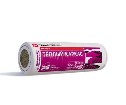 Утеплитель Минвата ТН Теплый каркас 37 PN 4000х1220х150 мм (4.88 м²/0.732 м³/1 мат) Фотография_0