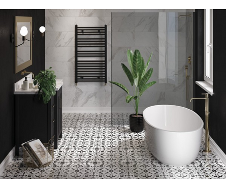 Керамогранит Sevilla пэчворк белый 420х420х8 мм Cersanit (0.176 м²/1 шт) 1 сорт Фотография_2