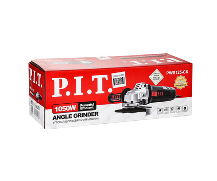 УШМ 125 мм 1050 Вт 11000 об/мин, съемная вентрешетка PWS125-C6 P.I.T. Фотография_8