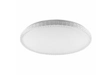 Светильник FERON LED ДБО-60w, круглый, матовый, с эффектом звездного неба, регулировка цветовой температуры, 3000-6500К, с пултом и таймером выключения