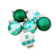 Набор украшений Зимнее волшебство Изумрудик (4 шара, 2 домика), 6 см, зелёный Фотография_1