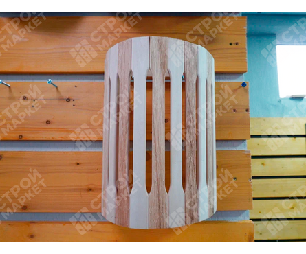 Абажур настенный для бани и сауны комбинированный светлый ТА-2/ТМ-3 термо абаш Фотография_1