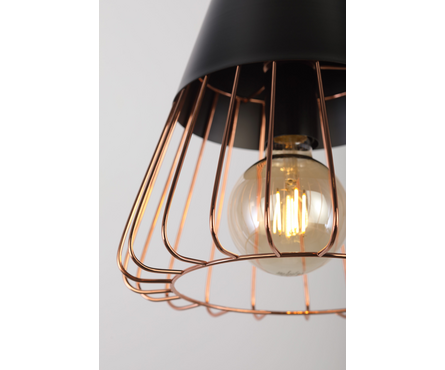 Светильник подвесной Е27 Kasimira лофт-кантри 5050-201 RIVOLI Фотография_8