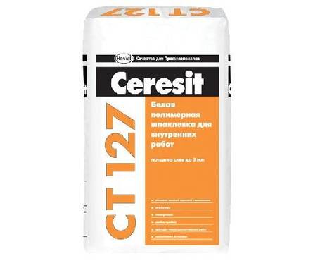 Шпаклевка CERESIT CT127 финишная полимерная 25кг (48)