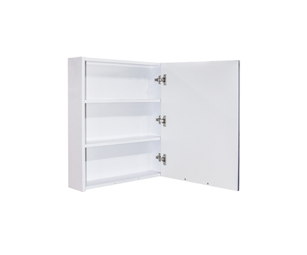 Шкаф навесной Mixline Байкал 60 с полками, без подсветки (ПВХ) Фотография_1