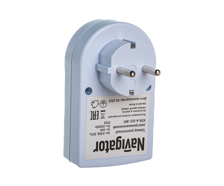 Таймер розеточный Navigator NTR-A-S01-WH, электромеханический Фотография_2